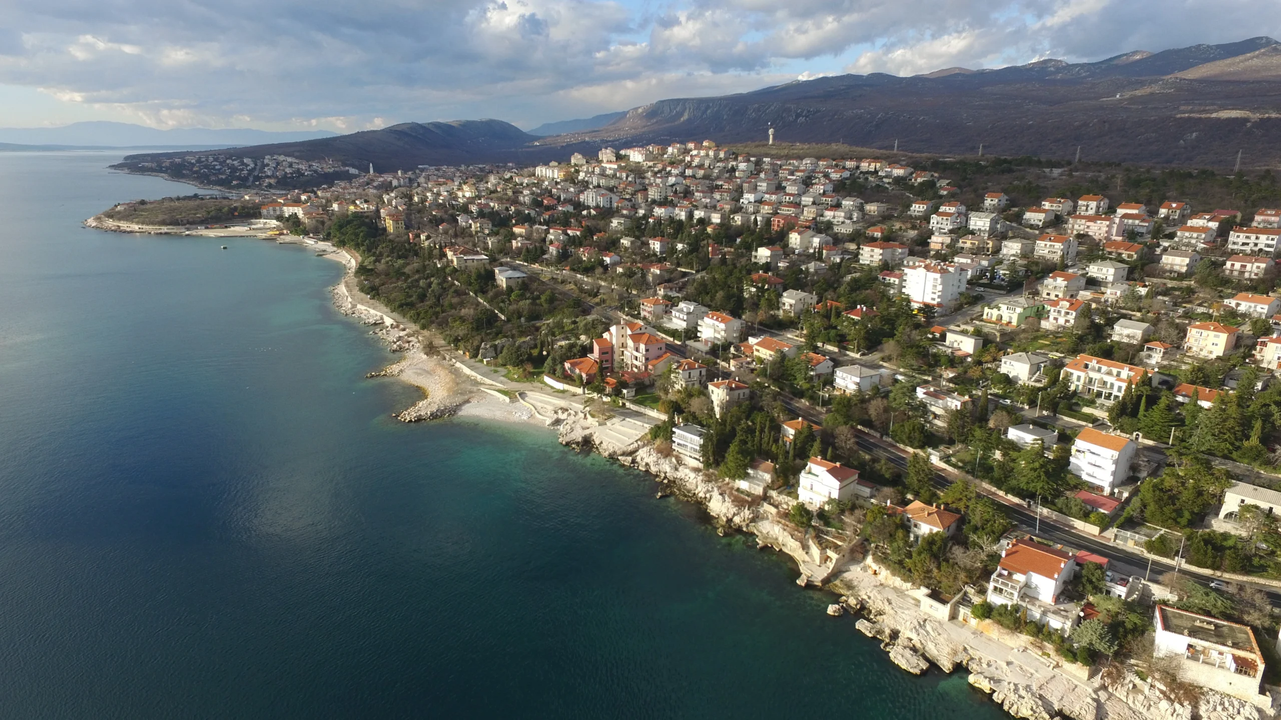 Pansion Ruža Novi Vindolski prvi red do mora, priroda